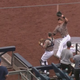 Illustration for article titled Will Middlebrooks Injured By Stray Bat While Attempting To Catch Foul